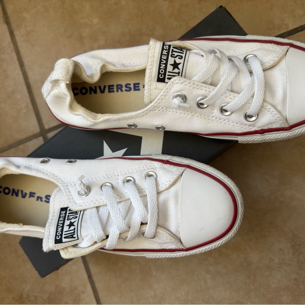 Women Converse White Sneakers